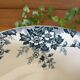 Antique large salad bowl on a pedestal in Saint-Amand earthenware (Nord)