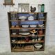 Large wooden workshop locker