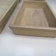 Plateaux en bois naturel -set de 4