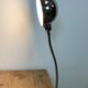 Lampe de table italienne en col de cygne vintage chromée, années 1960
