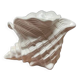 Shell-shaped ceramic vase
