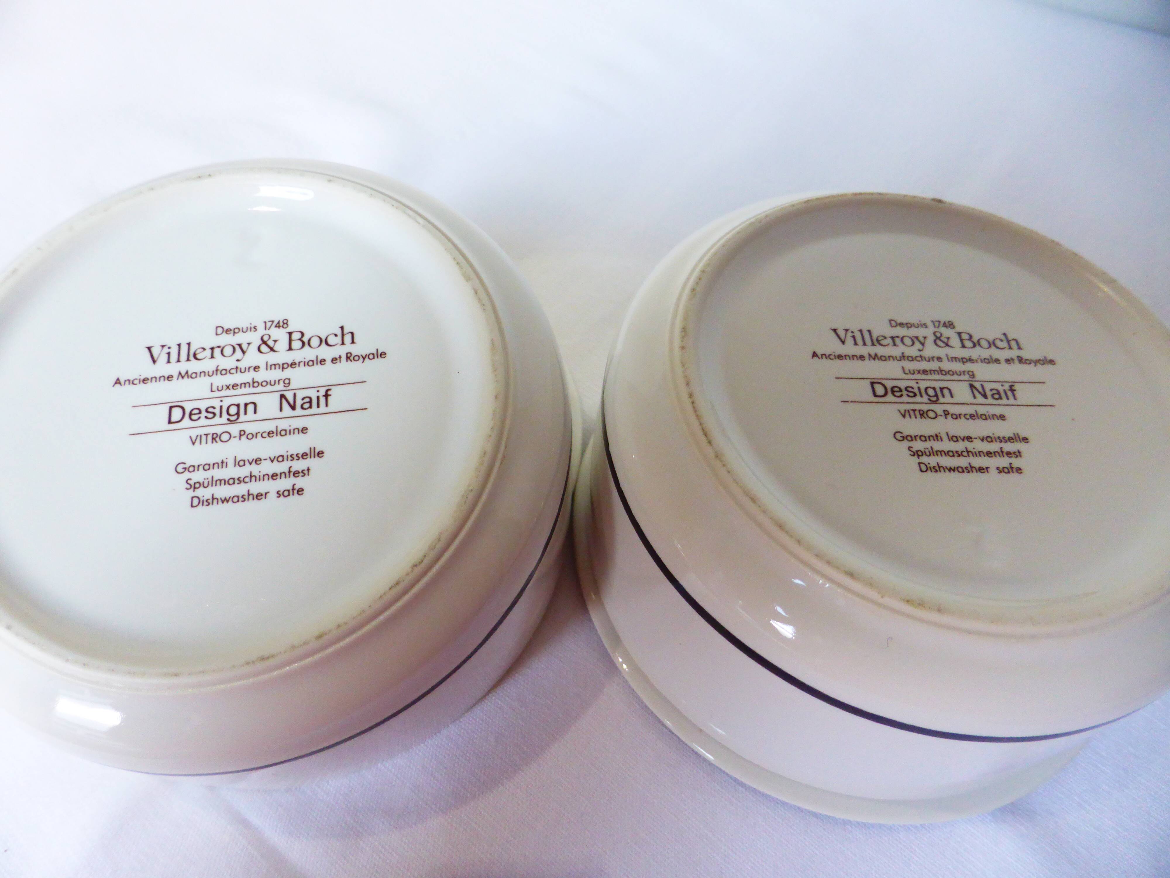 set of 2 Villeroy and Boch boxes naive decoration Noah's Ark 220572