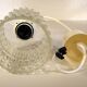 70s glass pendant light