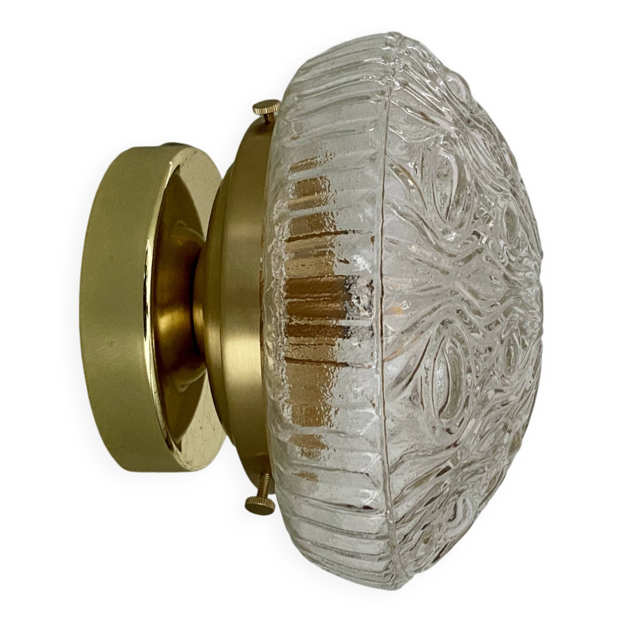 Vintage glass globe wall or ceiling light