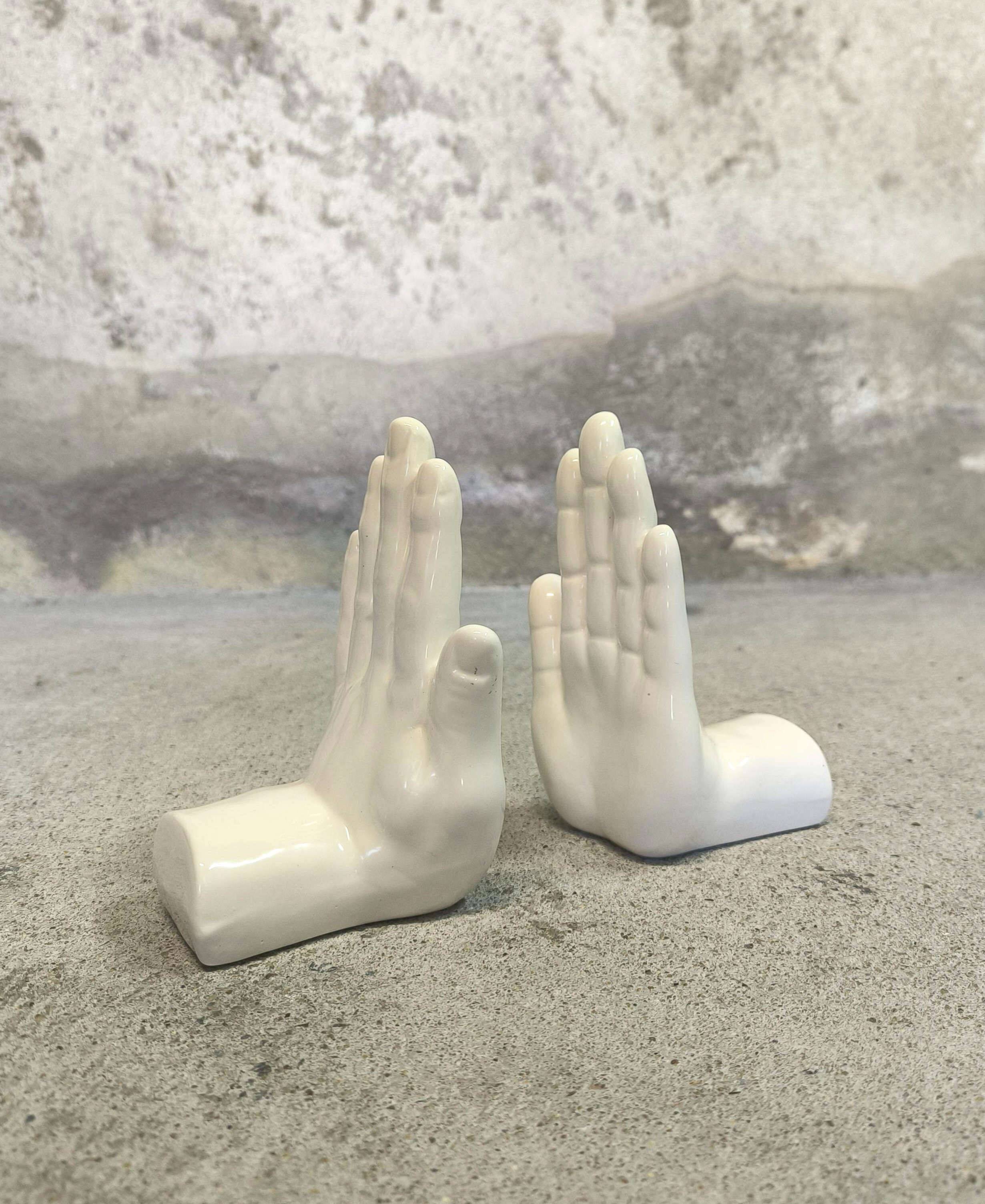 Vintage ceramic bookends