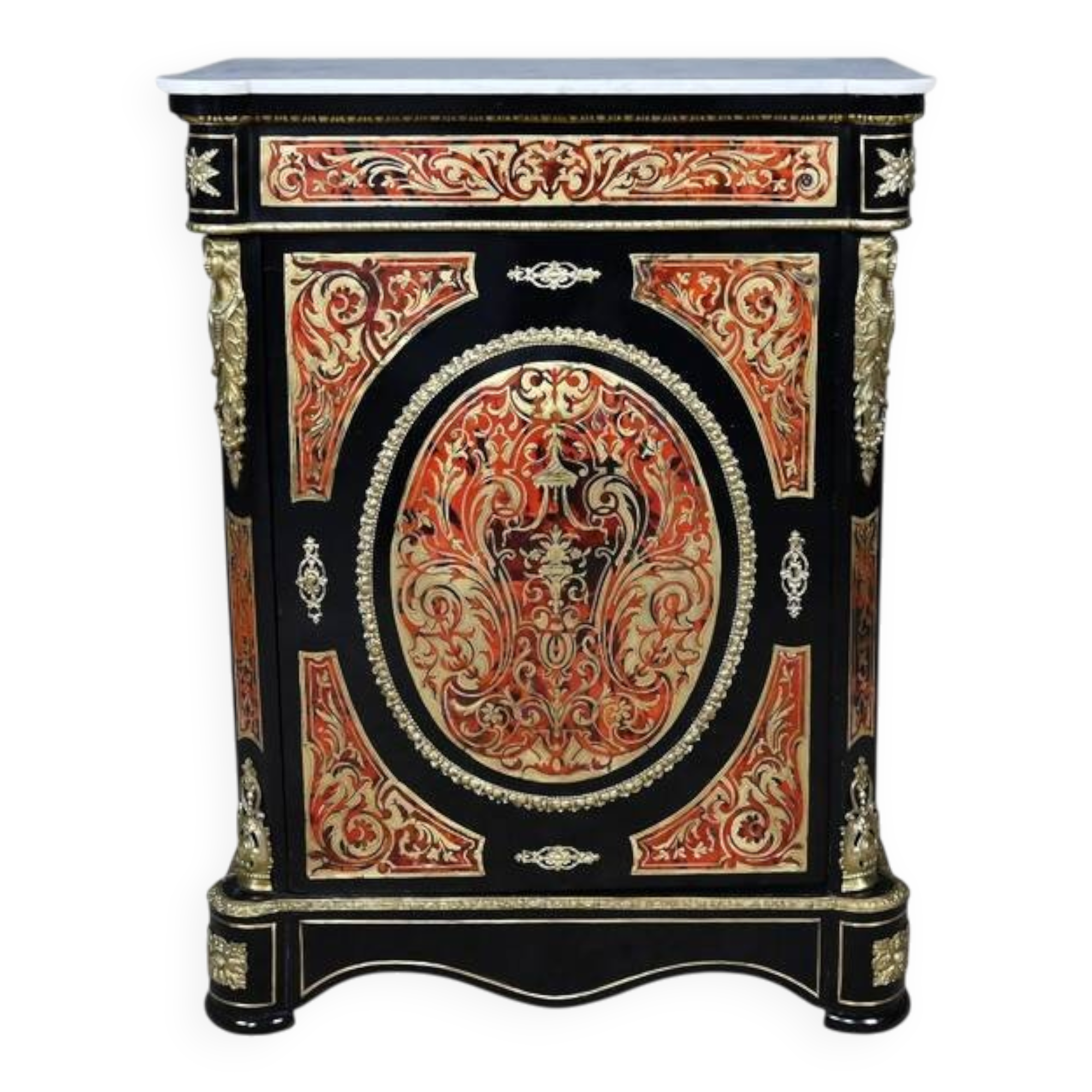 Boulle marquetry side table, Napoleon III period – mid 19th century