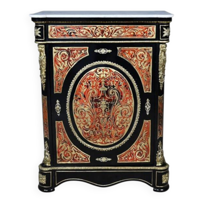Meuble d’entre-deux en marqueterie « Boulle », époque Napoléon III – milieu XIXe