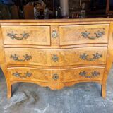Solid oak chest of drawers from Saint-Malo, 18th century