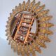 Metal sun mirror