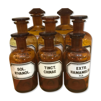 Lot apothecary vials
