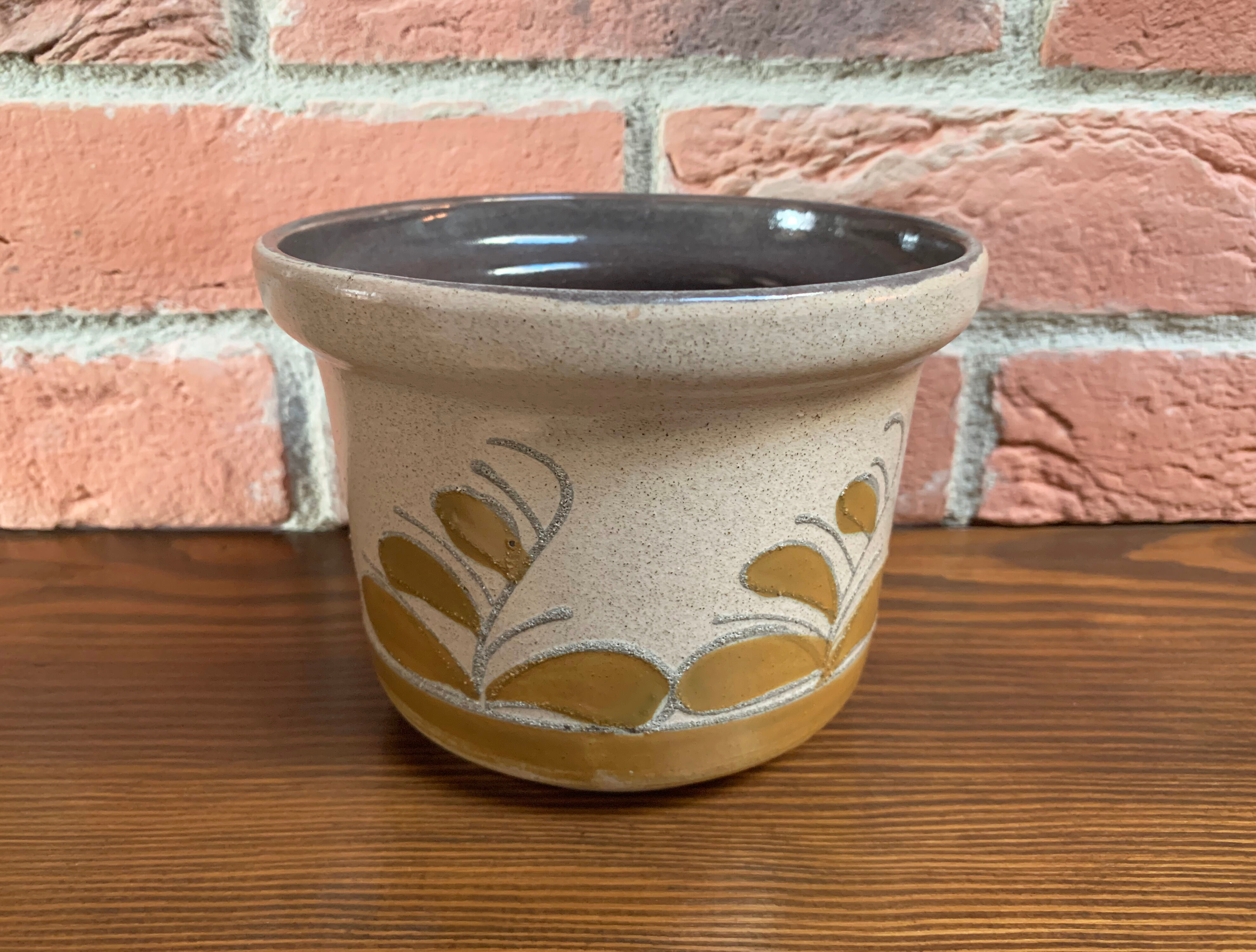 Veb Strehla Keramik vintage ceramic planter