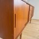 Danish four-drawer teak sideboard, 1960s
