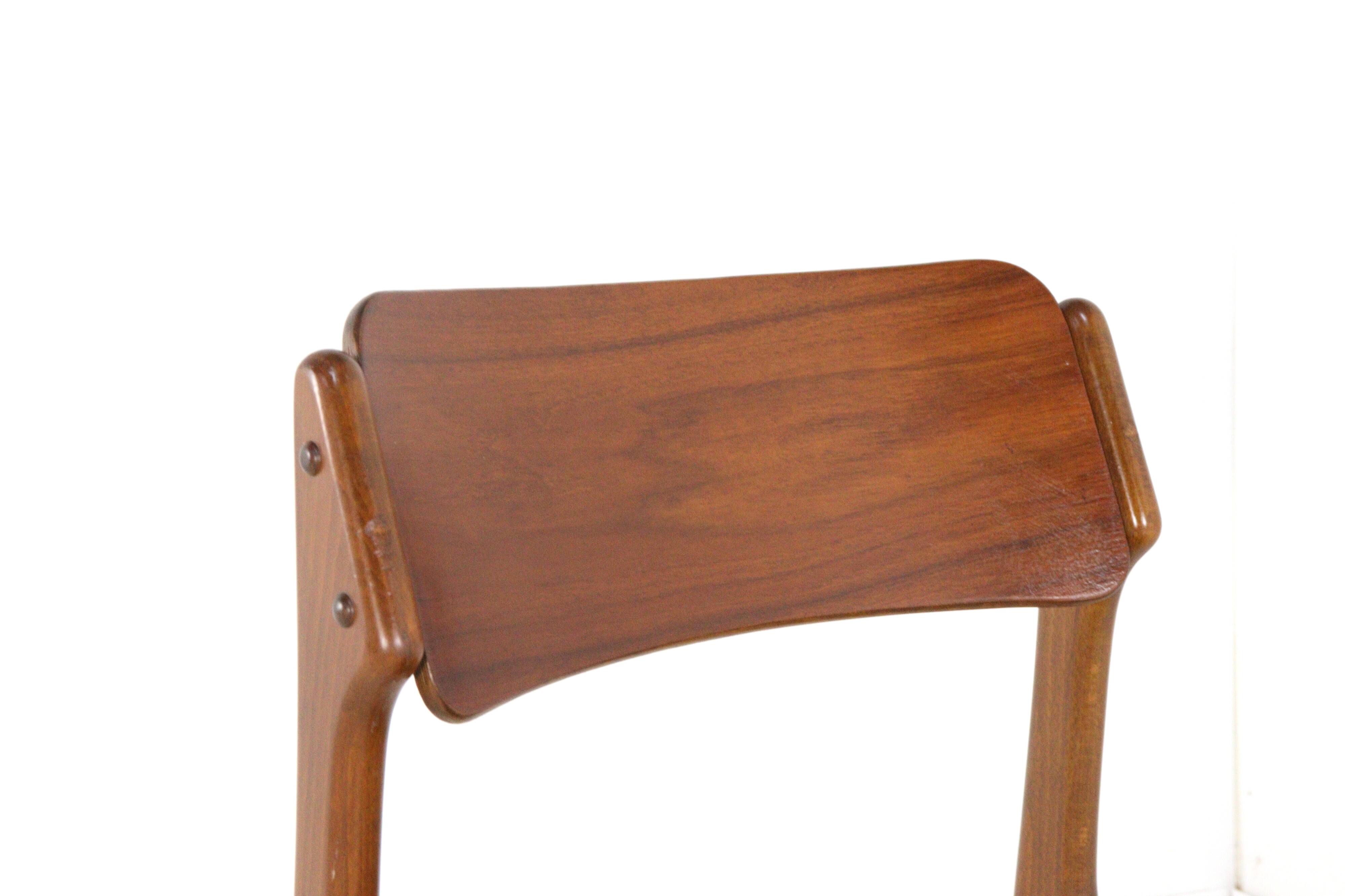 Set of 4 chairs - vintage teak