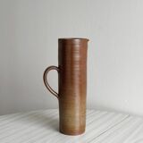 Large speckled stoneware pitcher