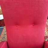 1950s red armchair