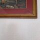 Vintage marine painting oil on canvas under glass VOLPI