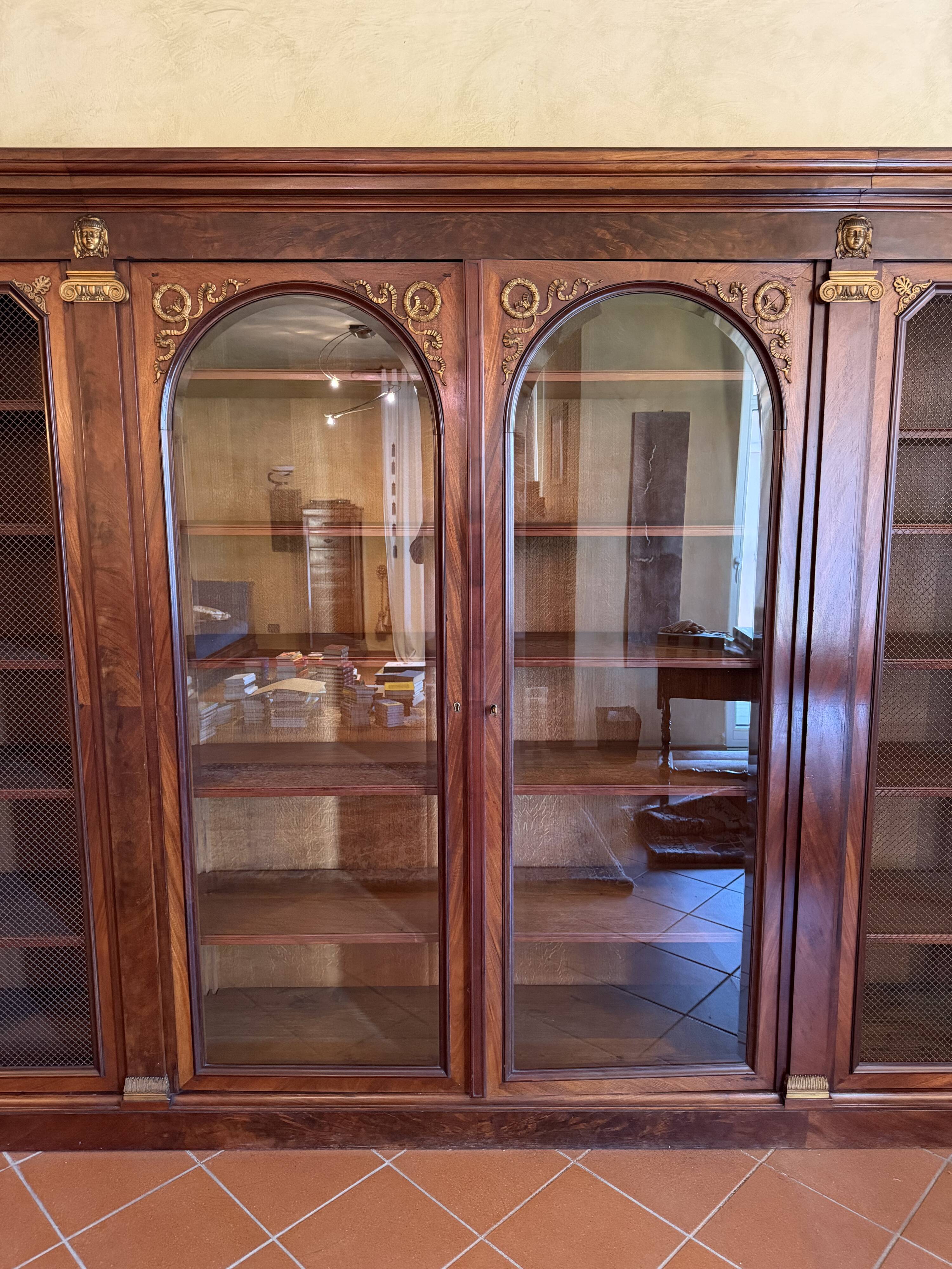 Important Library Cabinet in Italy