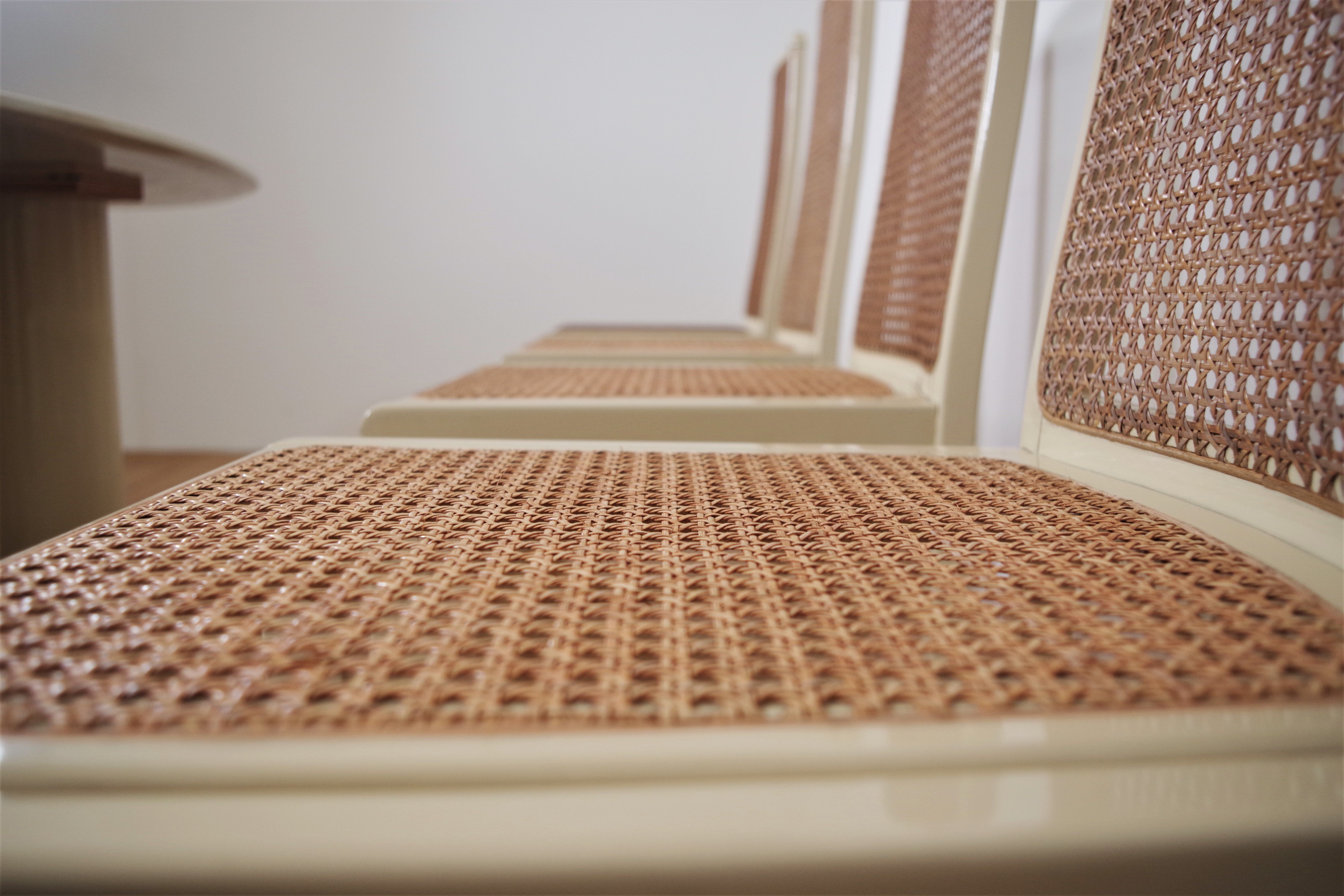 Table and 6 chairs by Mario Sabot from the 70s