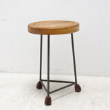 Tabouret industriel du milieu du siècle, années 1950, Tchécoslovaquie