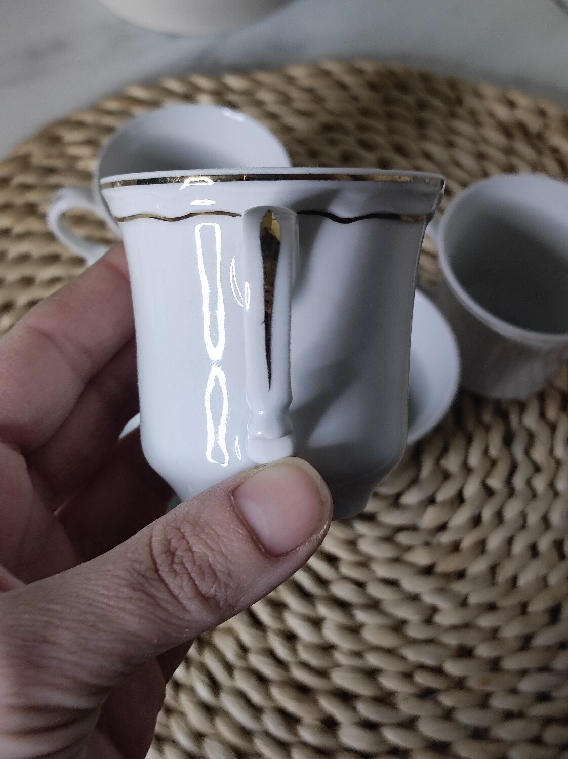 Irabia porcelain coffee cup