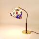 Table Lamp Josef Frank J.T. Kalmar Table Everywhere, Brass & Leather, Austria, 1930