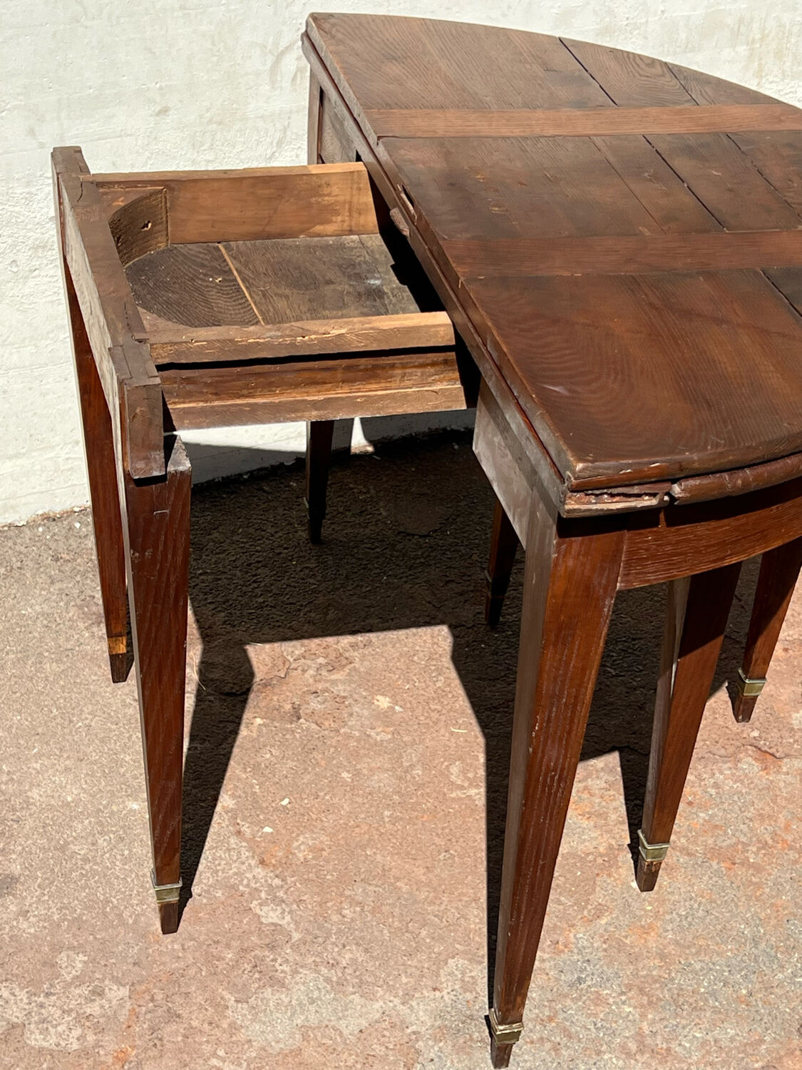 Table demi lune
