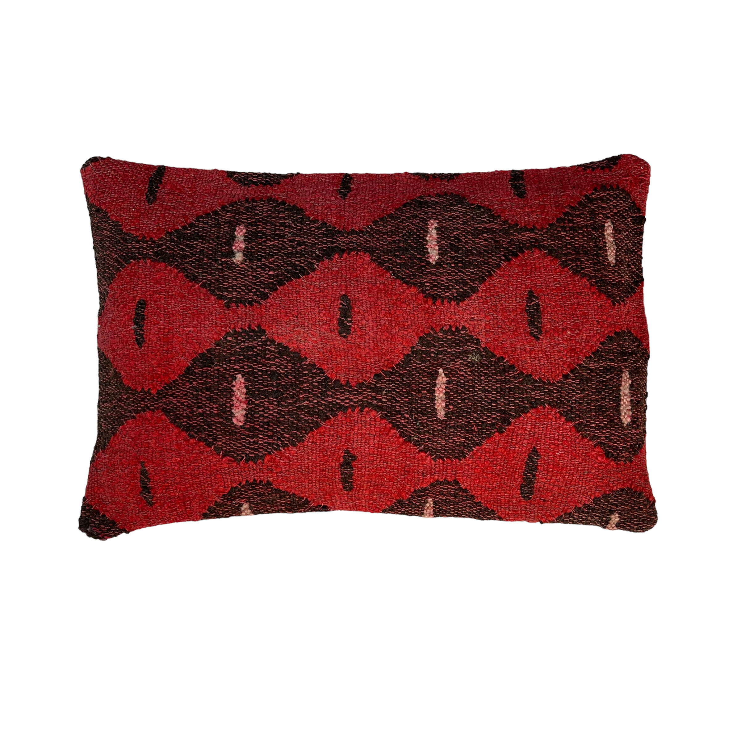 Vintage turkish kilim cushion cover, 30 x 50 cm