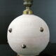 Vintage ball lamp 1950 ceramic & brass