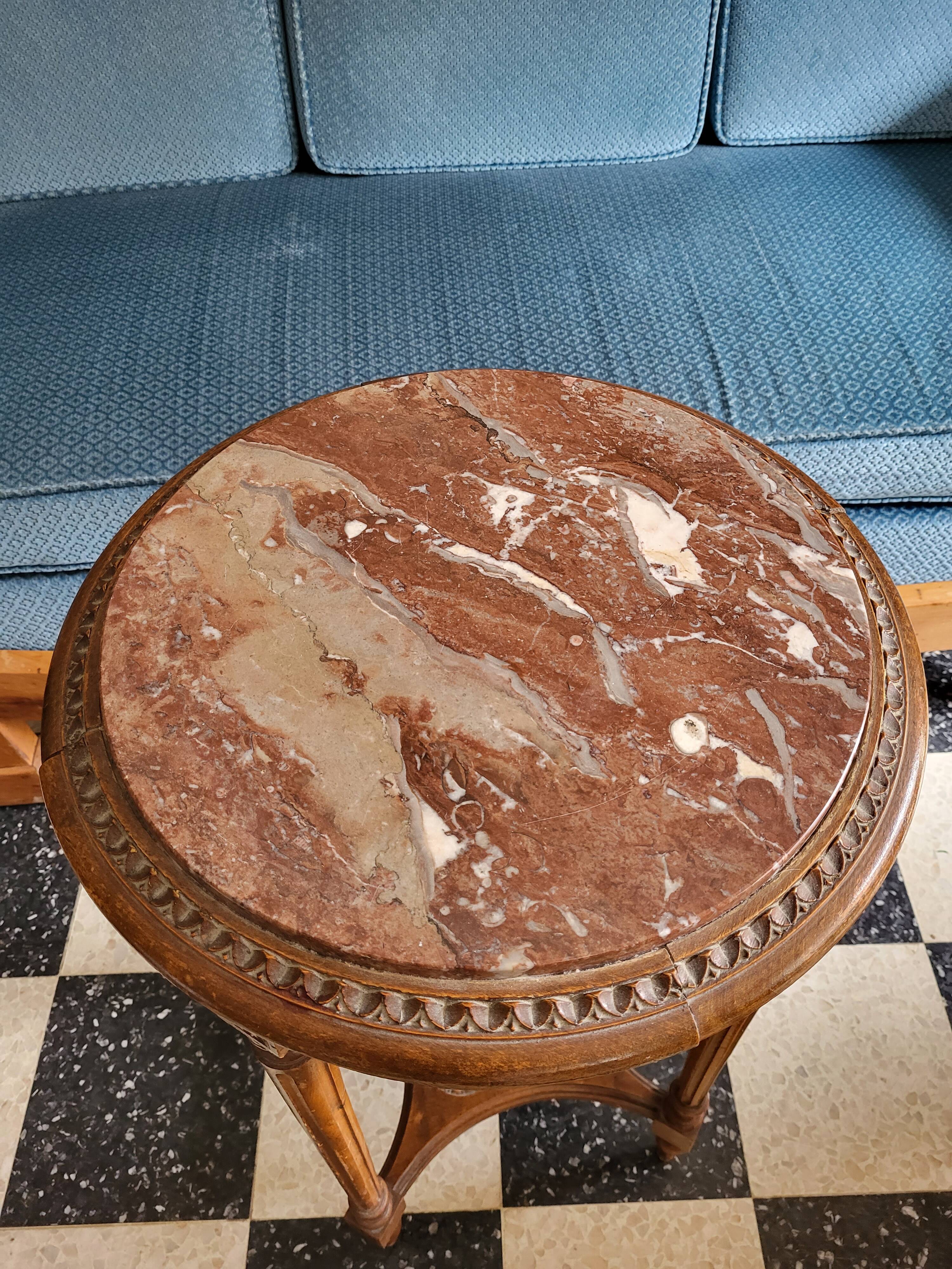 Painted wooden harness Louis XVI style