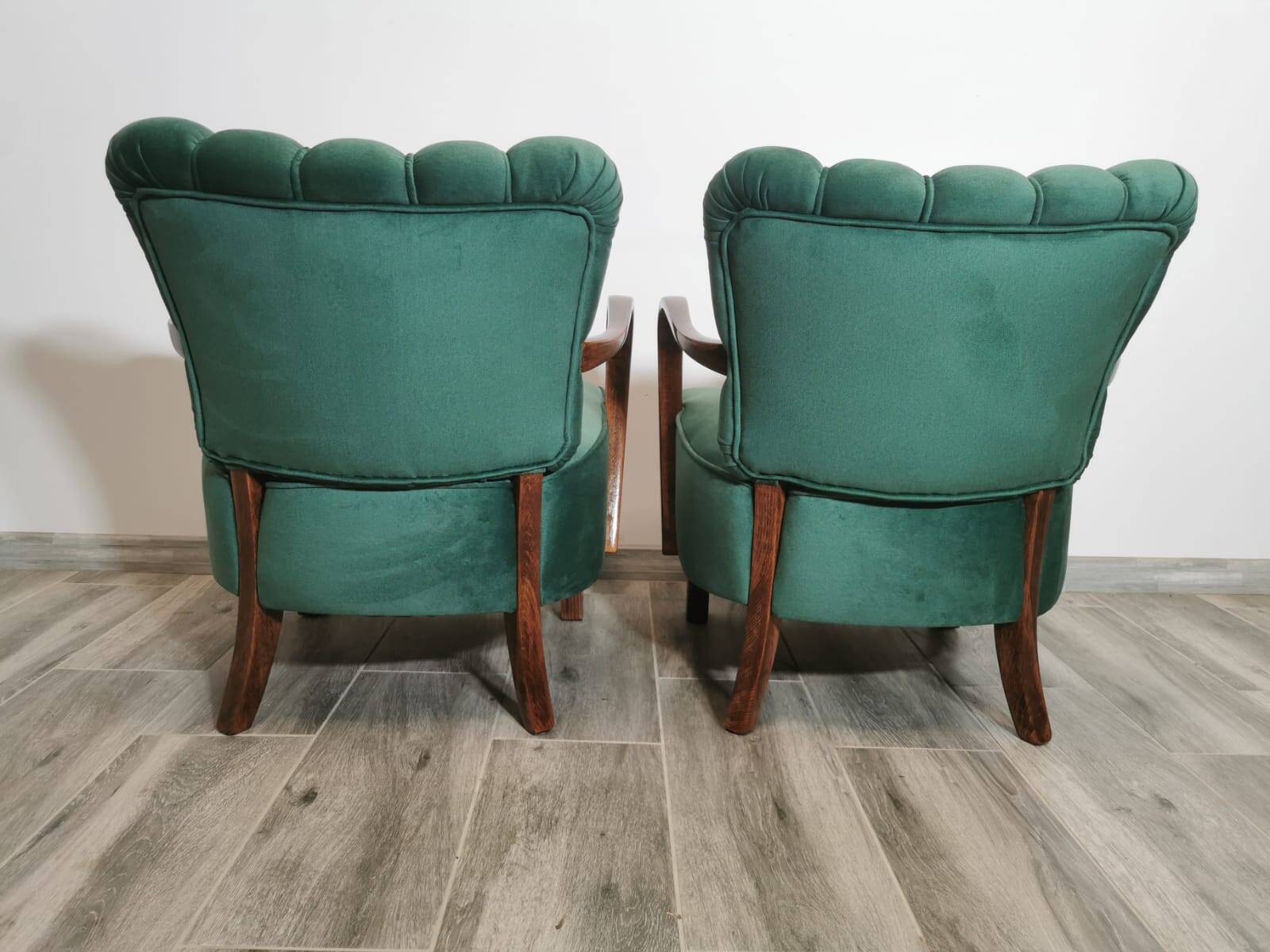 Fauteuils par Jindřich Halabala, 1950s, Set de 2