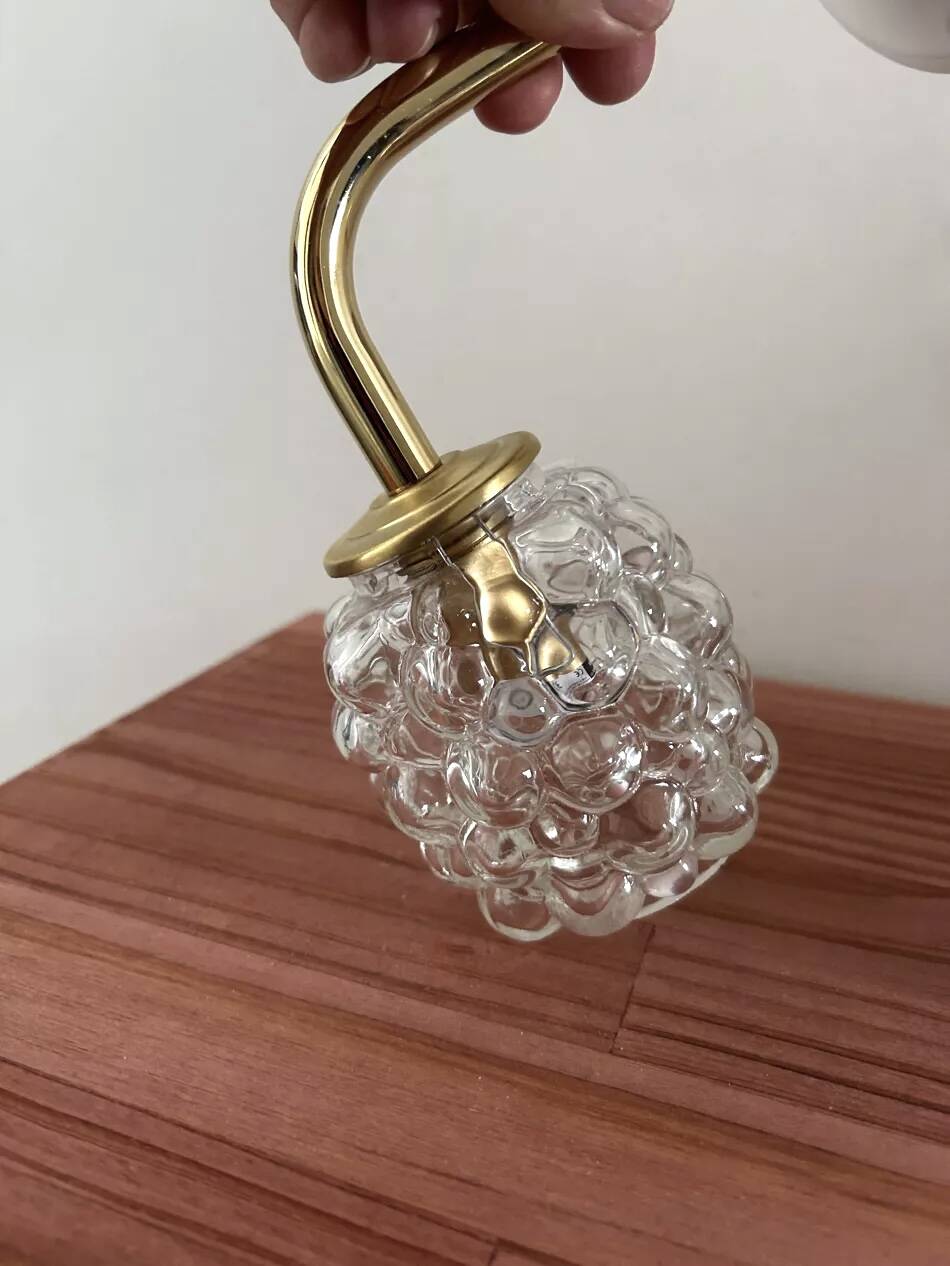 Bubble glass wall lights