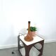 Teak houten lampenvoet vintage