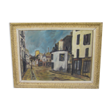 Peinture "vue de village"