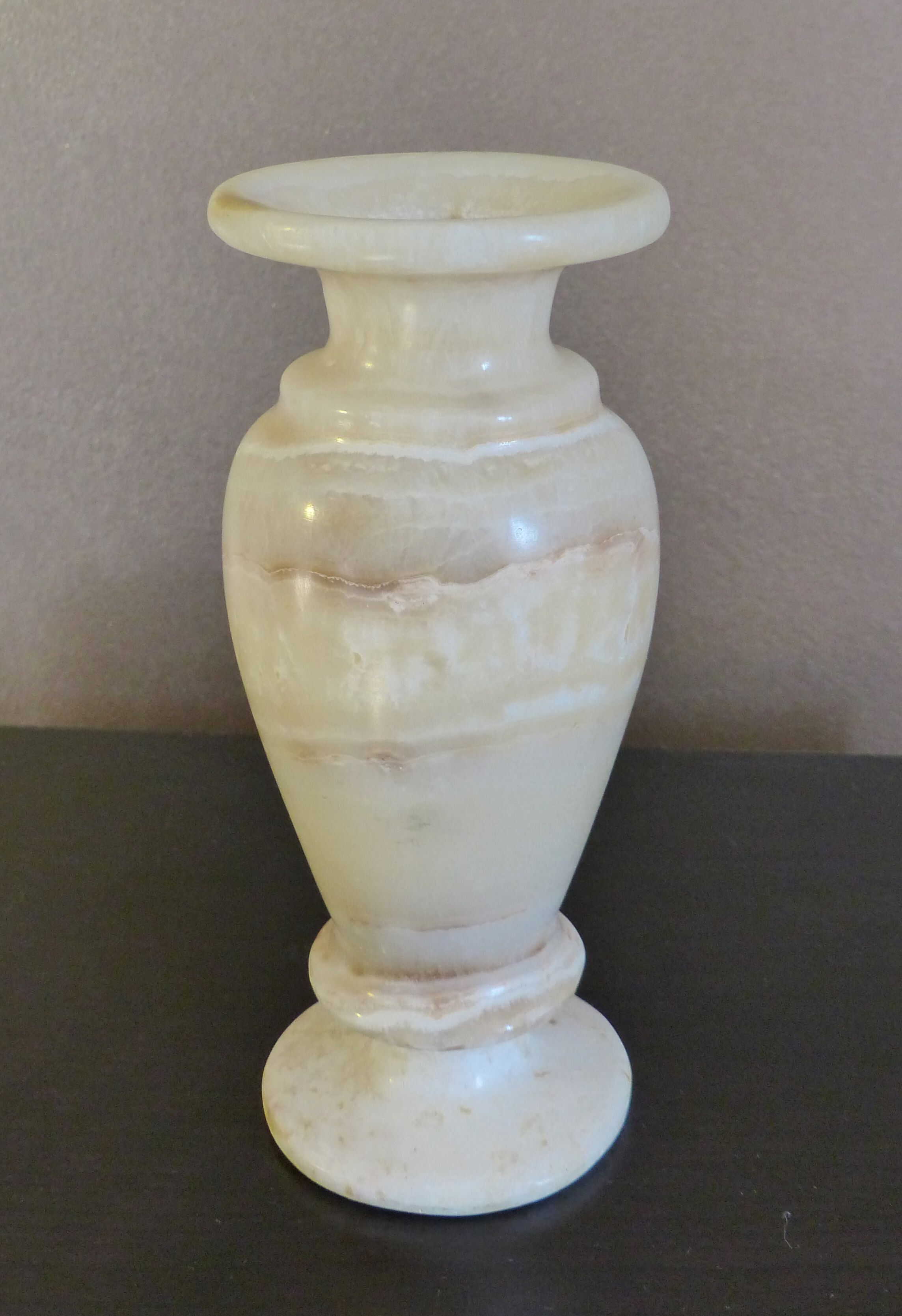 White marble vase