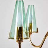 Italian Glass Chandelier, 1980s (MK9505)