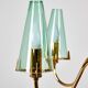 Italian Glass Chandelier, 1980s (MK9505)