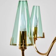Italian Glass Chandelier, 1980s (MK9505)