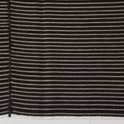 Tapis turc à fines rayures noires et grises (6 x 9 po), 183 x 269 cm