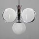 1930s Rare Art Deco Glass Chandelier, Czechoslovakia