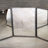 Triptych barber mirror 73x30cm