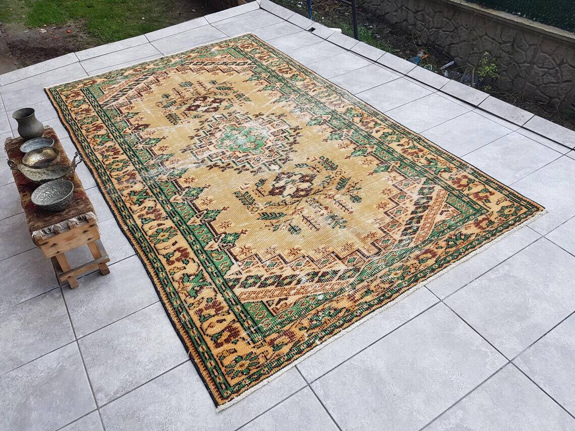 Oushak Turkish Area Rug sku 2333