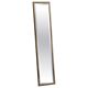 Rectangular wall mirror with a gold metal frame by Schöninger, 1970s, Germany.
