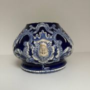 Vase - Cache pot en faïence baroque de Saint Clément, XIX eme