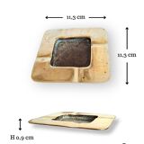 1970s Vintage Brass Copper Ashtray Germany