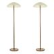 Andrée Putman Pair of Art Deco style floor lamps. Circa 1980
