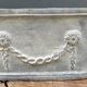 Large cast iron planter grey jardiniere