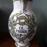 Vintage vase with herbalist pot decoration