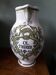 Vintage vase with herbalist pot decoration