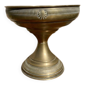Coupe sur pied vintage en laiton