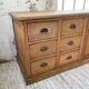 XXL solid oak counter sideboard